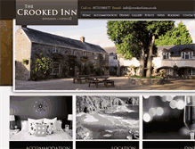 Tablet Screenshot of crooked-inn.co.uk